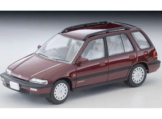 Pre-Order – 1990 Honda Civic Shuttle 56i, red 1:64 Tomica Limited Vintage Model (TLV-N297B) – ETA. December 2026