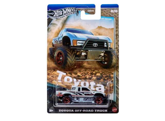 Pre-Order – Toyota Off Road Truck, grey 1:64 Hotwheels Model (HWMVJCB75) – ETA. December 2026
