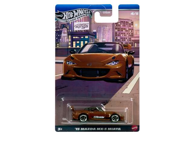 Pre-Order – 2015 Mazda MX-5 Miata, brown 1:64 Hotwheels Model (HWMVJKX56) – ETA. December 2026