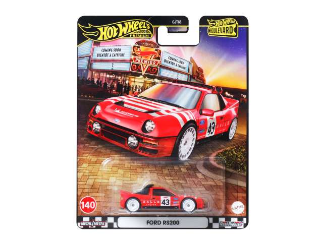 Pre-Order – Ford RS200 *Boulevard series*, red 1:64 Hotwheels Model (HWMVJBL29) – ETA. December 2026