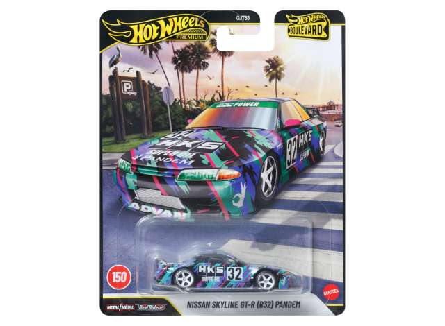 Pre-Order – Nissan Skyline GT-R (R32) Pandem *Boulevard series*, various 1:64 Hotwheels Model (HWMVJHW41) – ETA. December 2026