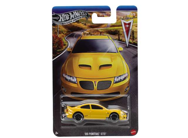 Pre-Order – 2006 Pontiac GTO, yellow 1:64 Hotwheels Model (HWMVJKY10) – ETA. December 2026