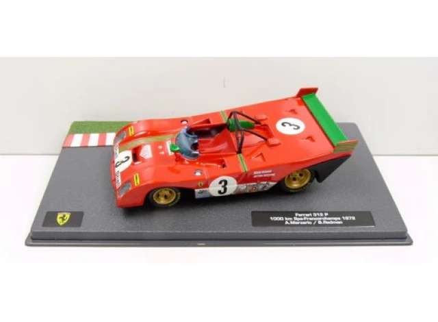 Pre-Order – 1972 Ferrari 312 P #3 1000km Spa Winner, red 1:43 Magazine Models Model (MAG043CF11) – ETA. December 2026