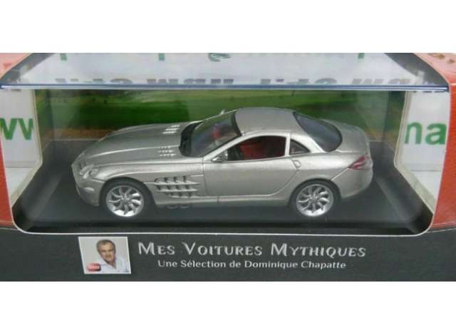 Pre-Order – 2003 Mercedes Benz SLR McLaren, silver 1:43 Magazine Models Model (MAG043CH22) – ETA. December 2026