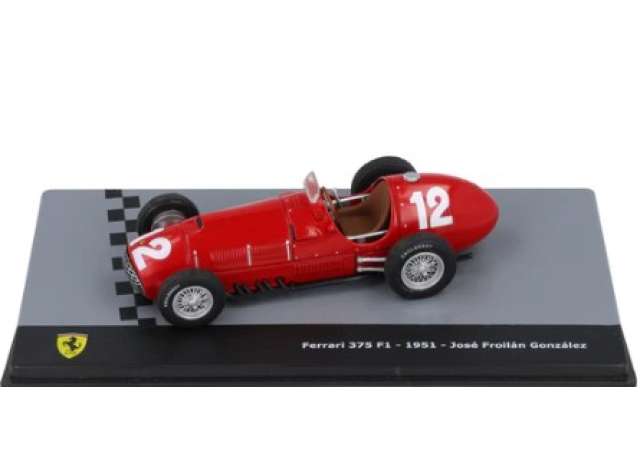 Pre-Order – 1951 Ferrari 375 T2 #12 JF. Gonzalez, red/white 1:43 Magazine Models Model (MAG043F1F52) – ETA. December 2026