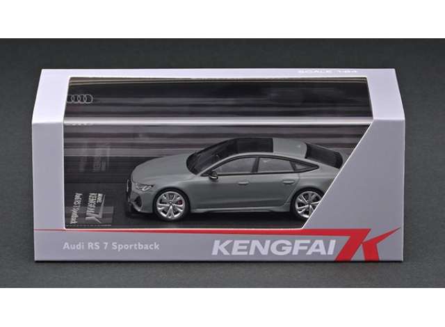Pre-Order – 2023 Audi RS7 Sportback C8, grey 1:64 KengFai Model (KF034-3) – ETA. December 2026