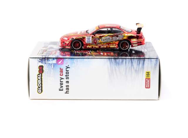 Pre-Order – Vertex Ridge TE3006 Soarer Chrome Red Special Edition, red 1:64 Tarmac Works Model (TC-T64G-080-TE3006) – ETA. December 2026