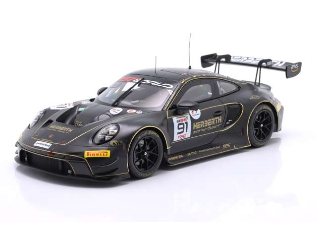 Pre-Order – 2025 Porsche 911 GT3 R (992) #91 Bohn/Jefferies/Renauer/Renauer 24h Spa Herberth Motorsport, black 1:18 Werk83 Model (IXOLEGT18-91SP25) – ETA. November 2026