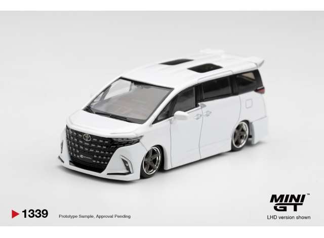 Pre-Order – 2025 Toyota Alphard 40 Kuhl, white 1:64 Mini GT Model (MGT01339-R) – ETA. April 2027