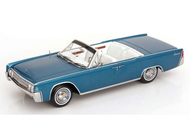 Pre-Order – 1963 Lincoln Continental Convertible, turquoise-metallic 1:18 KK - Scale Model (KKDC181524) – ETA. December 2026
