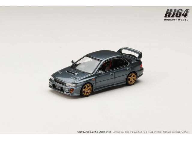 Pre-Order – 1999 Subaru Impreza WRXSTi Ver.VI (GC8G), cool gray metalic 1:64 Hobby Japan Model (HJ646013AGM) – ETA. March 2027