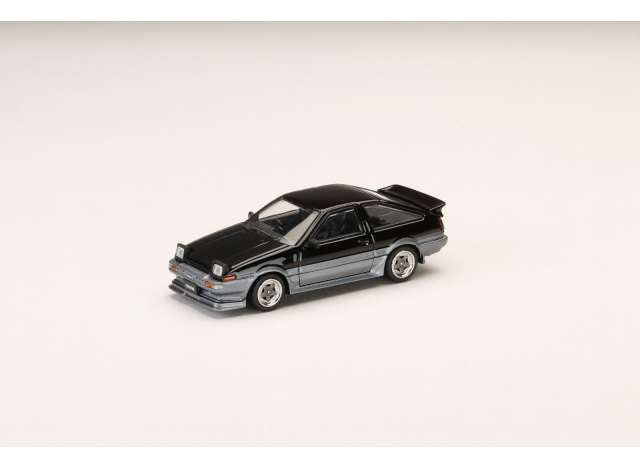 Pre-Order – Toyota Sprinter Trueno GT APEX (AE86) Late Ver. JDM Style Carbon Bonnet, black/gray 1:64 Hobby Japan Model (HJ647052SG) – ETA. March 2027