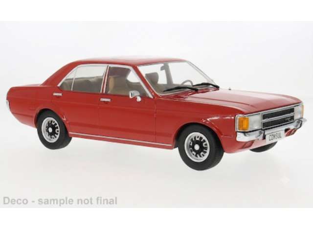 1972 Ford Consul, red 1:18 MCG Model (MCG18568) – ETA. March 2027