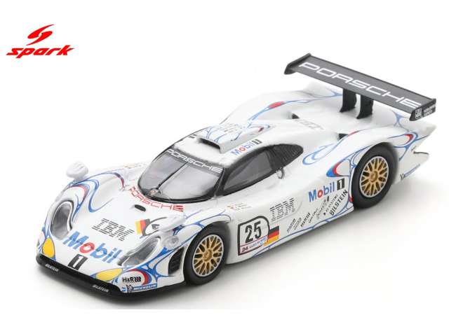 Pre-Order – 1998 Porsche 911 GT1 #25 B.Wollek/J.Müller/U.Alzen 2nd Le Mans 24H, white 1:64 Spark Model (SPA64S236) – ETA. March 2027
