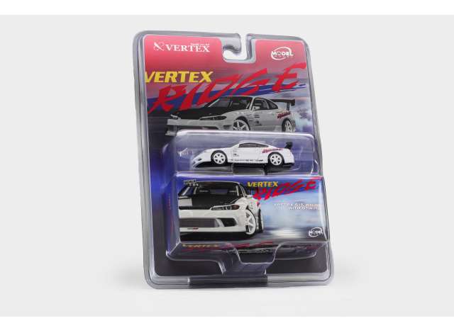 Pre-Order – Vertex S15 with GTwing, white 1:64 ModelModel Model (MM64-S15-002) – ETA. March 2027