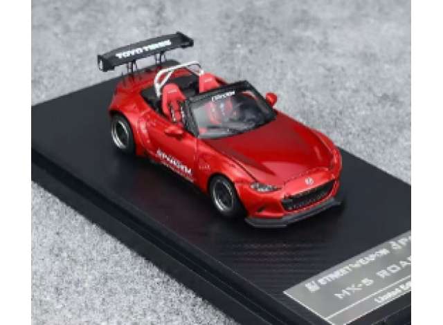 Pre-Order – Custom MX5, transparent red 1:64 Street Weapon Model (STW331) – ETA. April 2027