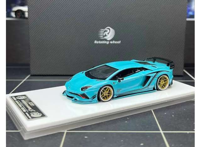 Pre-Order – Rowen Aventadors, iridescence blue 1:64 Rotating Wheel Model (STW334) – ETA. April 2027