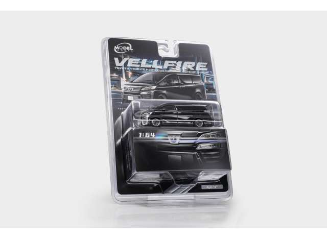 Toyota Vellfire H30W Customized Version, black 1:64 ModelModel Model (MM64-VELLFIRE-001) – ETA. March 2027