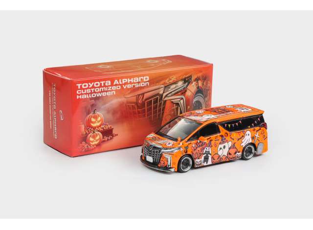 Pre-Order – Toyota Alphard Customized Version *Halloween*, orange 1:64 ModelModel Model (MM64-ALPHARD-006) – ETA. April 2027