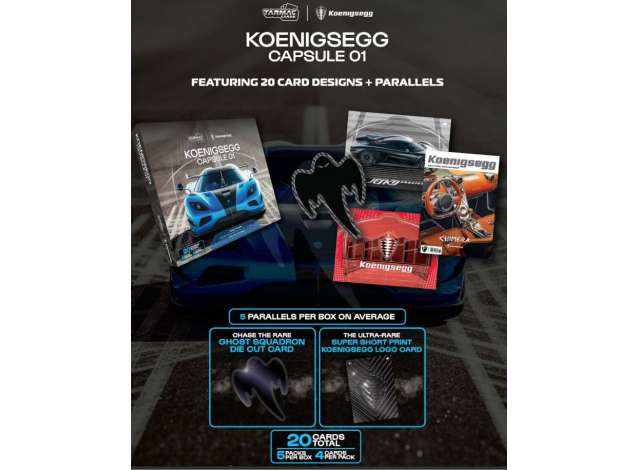 Tarmac Cards Koenigsegg Capsule 01 1:0 Tarmac Works Model (TC-TCP-KOE-01) – ETA. April/May 2027