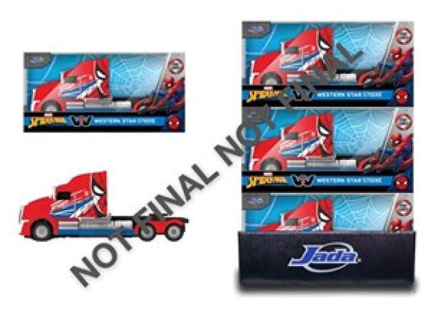 Western Star *Spider-Man*, red 1:32 Jada Model (JADA9338003314SD0) – ETA. April/May 2027