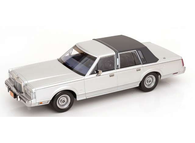 1985 Lincoln Town Car from the movie *Air*, silver/darkgrey 1:18 KK Scale Model (KKDC181784) – ETA. March/April 2027