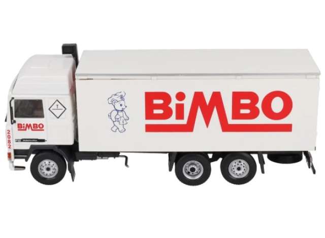 1986 Volvo F12 *BIMBO*, white/red 1:43 Magazine Model Model (MAG043TRUCKCB93) – ETA. February/March 2027
