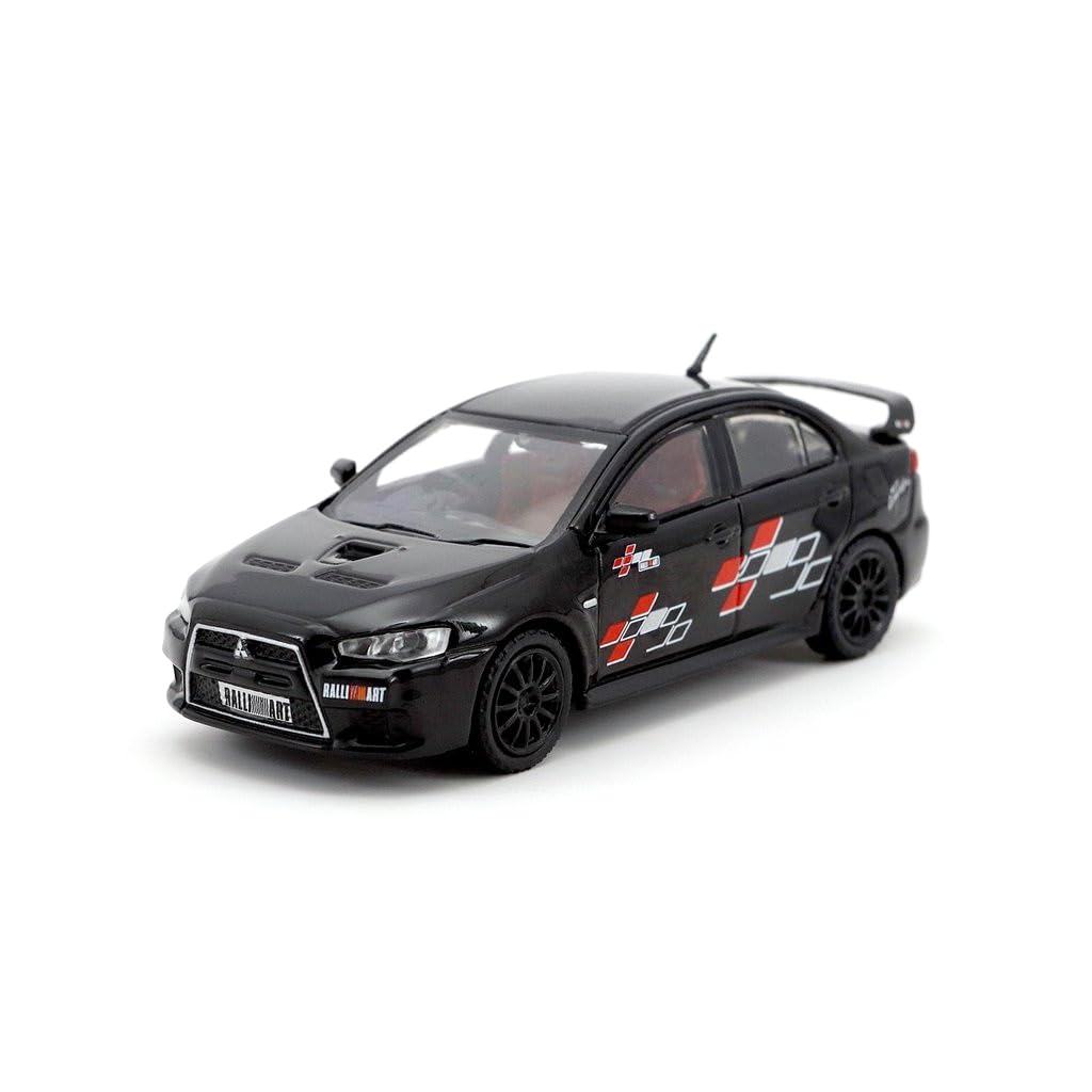 1:64 TARMAC T64-004-REB MITSUBISHI LANCER EVO X RALLIART - BLACK