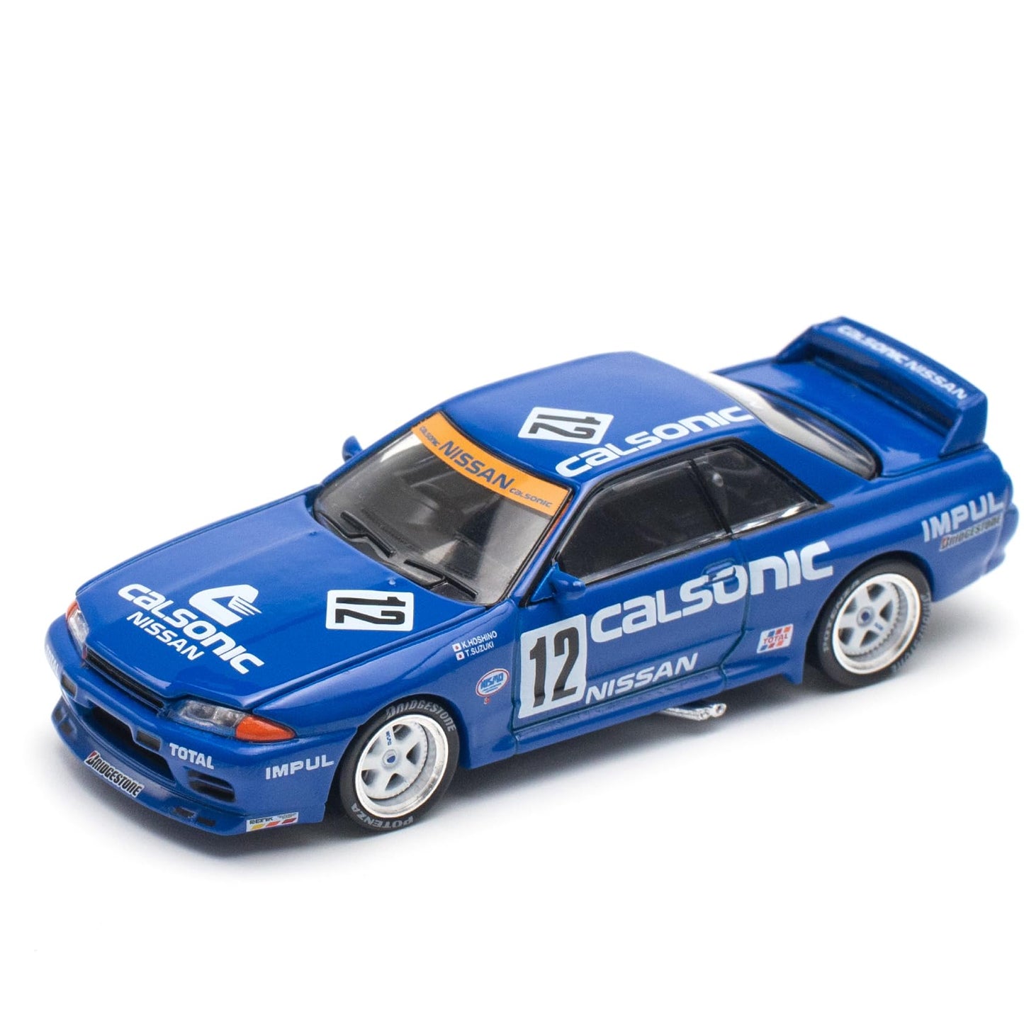 1:64 INNO64 IN64-R32-CASET90 NISSAN SKYLINE GT-R (R32) #12 "CALSONIC RACING TEAM" JTC 1990