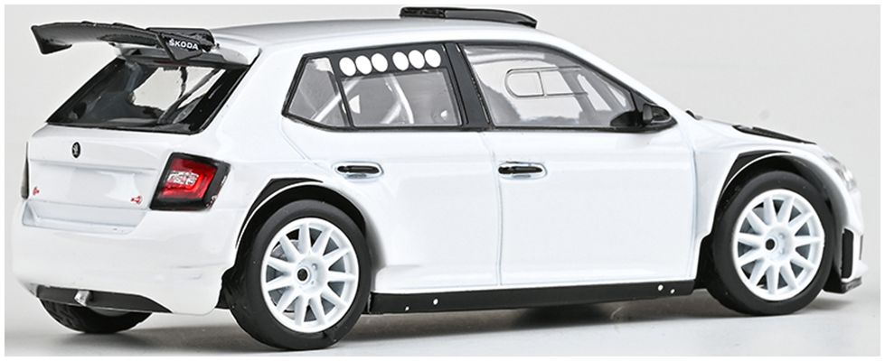 Available to Order – Skoda Fabia III FL Rally2 Evo 2019 White 1:43 (ABR 143X606E2)
