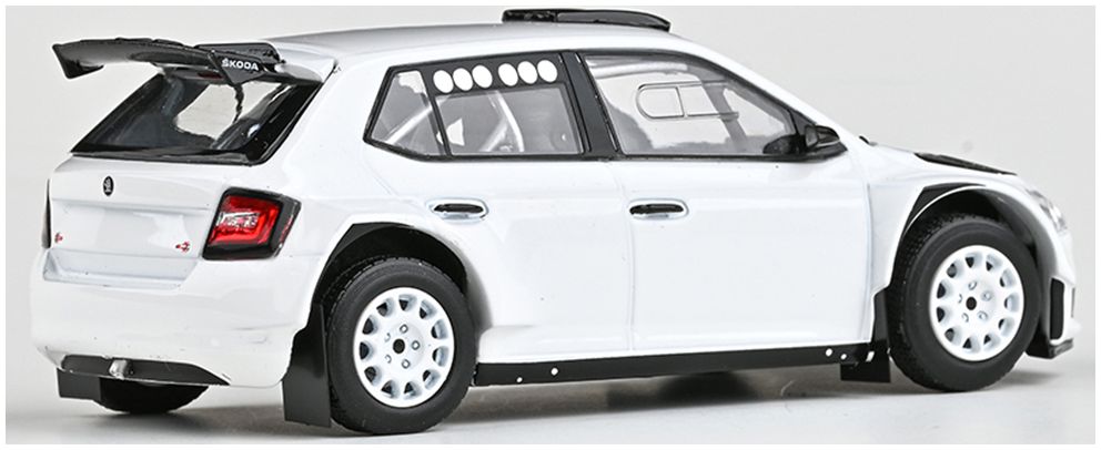 Available to Order – Skoda Fabia III FL Rally2 Evo 2019 White 1:43 (ABR 143X606EG)