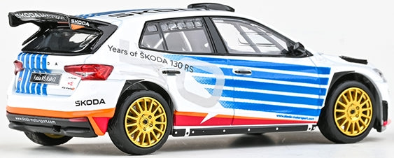 Skoda Fabia IV RS Rally2 2022 Skoda Motorsport Design 2025 130RS MC 1:43 Abrex Model (view 2)