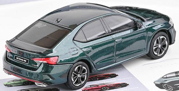 Available to Order – Skoda Octavia IV RS 2020 Highland Green Metallic 1:43 (ABR 143Z037HL)