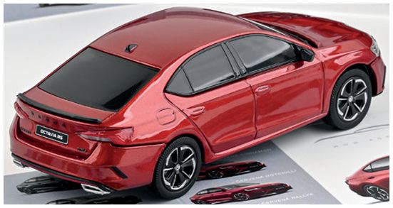 Available to Order – Skoda Octavia IV RS 2020 Cayenne Orange Metallic 1:43 (ABR 143Z037JJ)