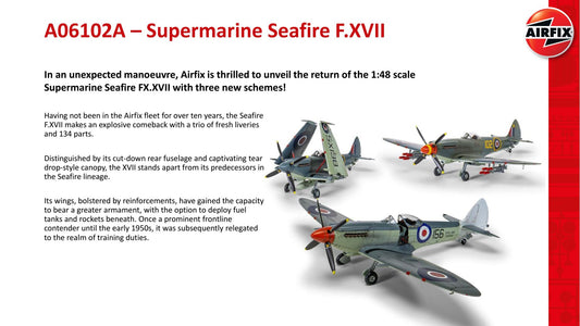 Available to Order – Supermarine Seafire F.XVII 1:48 (AIR 06102A)
