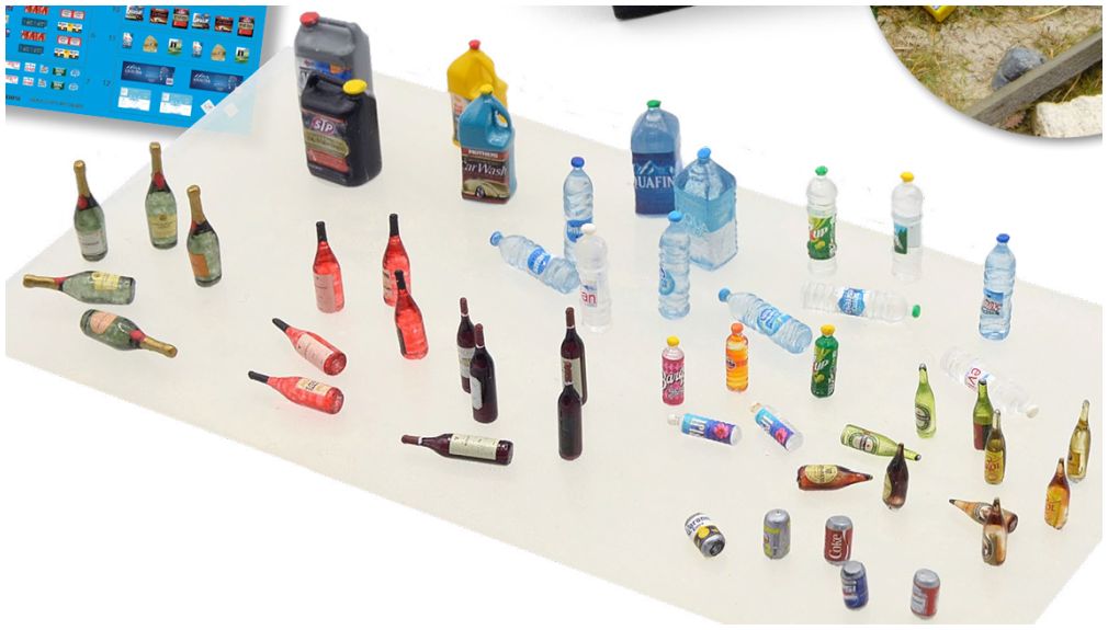 Available To Order – Bottles + Cans 1:35 AK Interactive Model (AKI 35018)