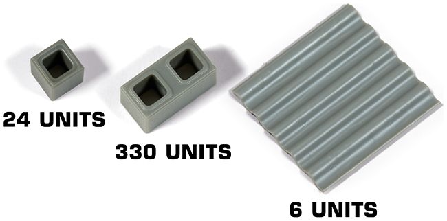 Available To Order – Concrete Blocks Kit 1:35 AK Interactive Model (AKI 35019)