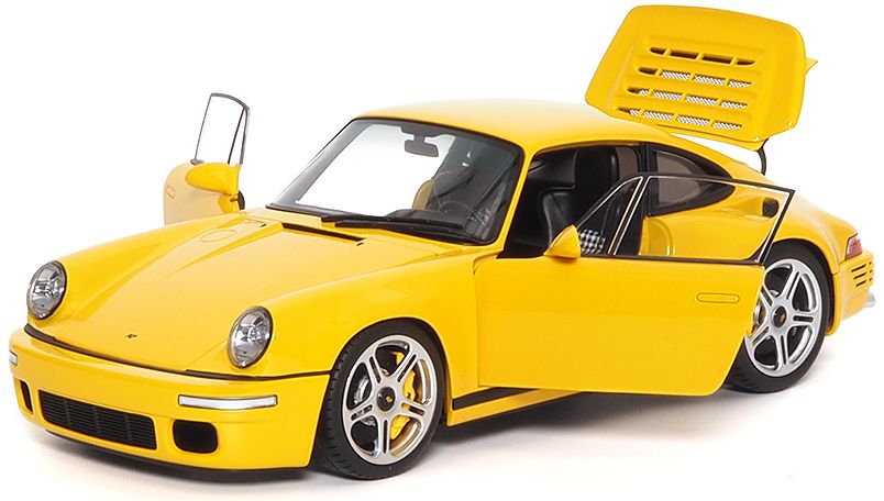 Available To Order – RUF CTR Anniversary 2017 - Blossom Yellow 1:18 (ALM 880301)