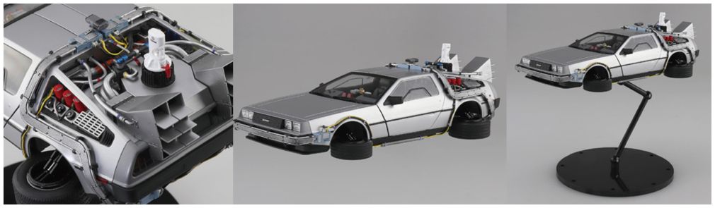 Available to Order – Time Machine From Back To The Future Part 2 1:24 (AOS 06437)