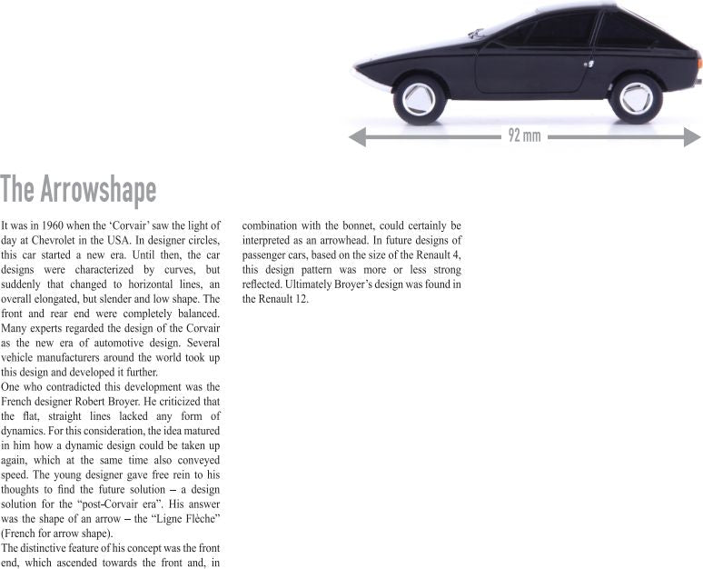 Available to Order – Renault Ligne Fleche Black 1:43 (ATC 06058)