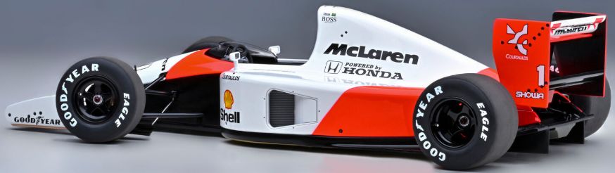 Available To Order – McLaren Honda MP4/6 1991 A.Senna #1 Japanese GP w/McLaren Logo 1:18 (AUT 89140)