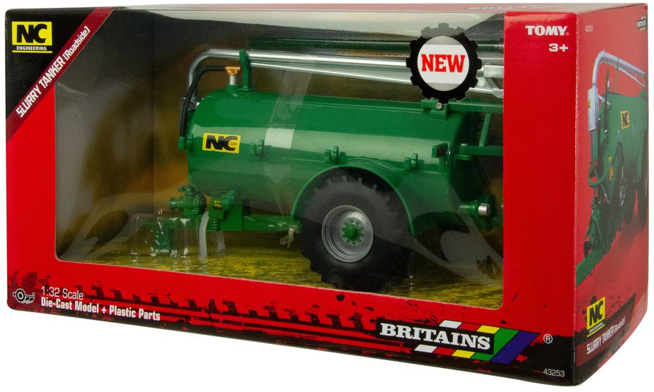 Slurry Tanker (Roadside) Green 1:32 – diecast model (view 2)