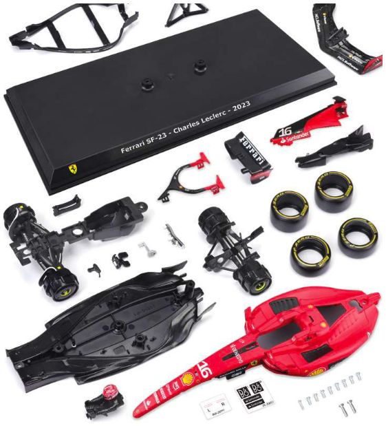 Available To Order – Ferrari SF-23 F1 2023 Sainz Kit 1:24 (BUR 26852)