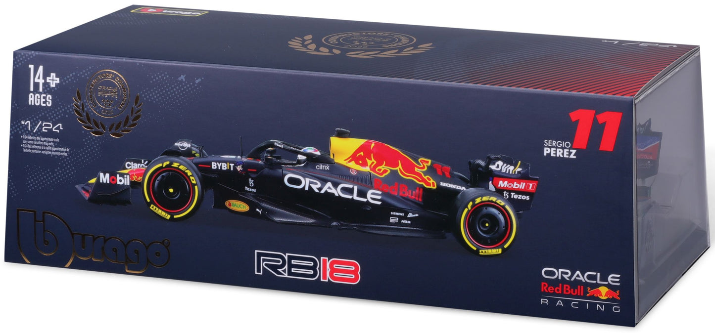 Available to Order – Red Bull RB18 2022 #11 Sergio Perez 1:24 (BUR 28026P)