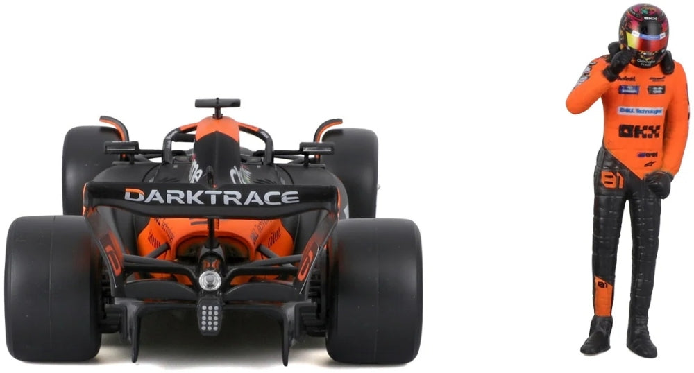 Available To Order – McLaren MCL38 F1 2024 Piastri w/Driver Figure 1:24 Bburago Model (BUR 28040P)
