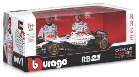 Available To Order – Red Bull Racing RB21 2025 Verstappen w/Helmet Japan GP 1:43 Bburago Model (BUR 38234JPV)