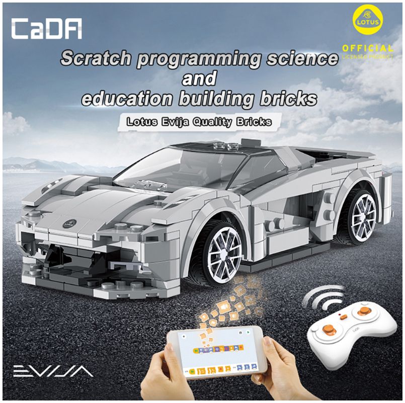 Available To Order – Lotus Evija Racing Car Brick Builder (308pcs) 1:18 (CDA C51071W)