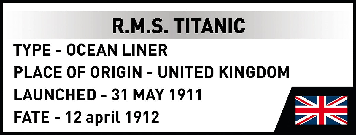 Available to Order – Titanic (850 Pcs) 1:450 (COB 1688)
