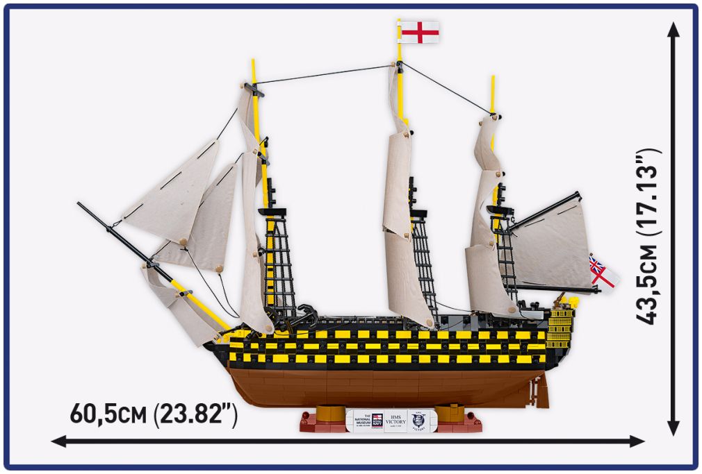 Available to Order – HMS Victory Battle of Trafalgar 1805 1:144 (COB 20096)