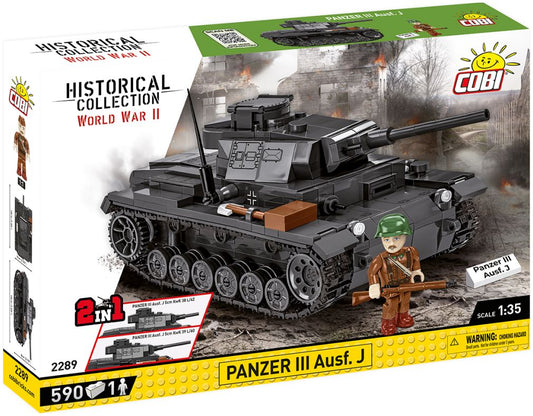 Available to Order – Panzer III AUSF.J WWII (585 pcs) (COB 2289)